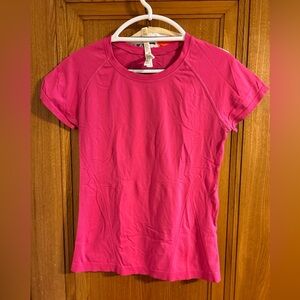 Athleta pink shirt, medium